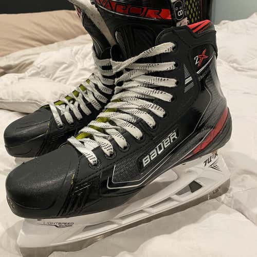 Senior Bauer Vapor X2.0 Regular Width  Size 8.5 Hockey Skates