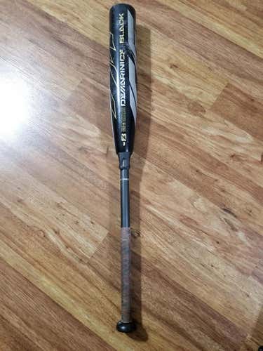 Used Kid Pitch (9YO-13YO) USSSA Certified 2019 DeMarini Composite CF Zen Black Bat (-8) 22 oz 30"