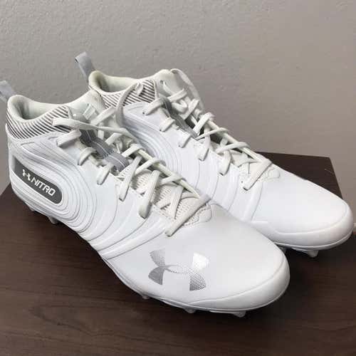 Like New Adult Size 13 Under Armour Nitro Cleats