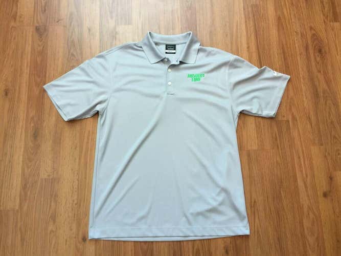 Absolut Lime Vodka SUPER AWESOME NIKE GOLF Size Medium Polo Golf Shirt!