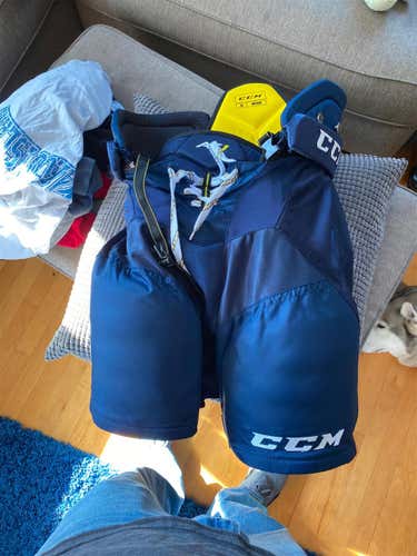 Blue Senior Medium CCM AS1  Hockey Pants