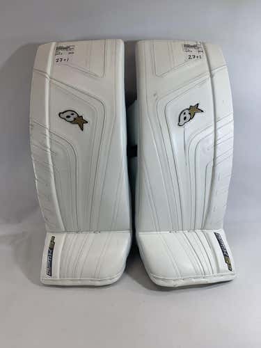 Used Brians Optik 9.0 Goalie Leg Pads 27" Plus 1"