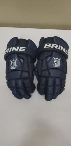 Blue New Player's Brine King Superlight II Lacrosse Gloves 13"