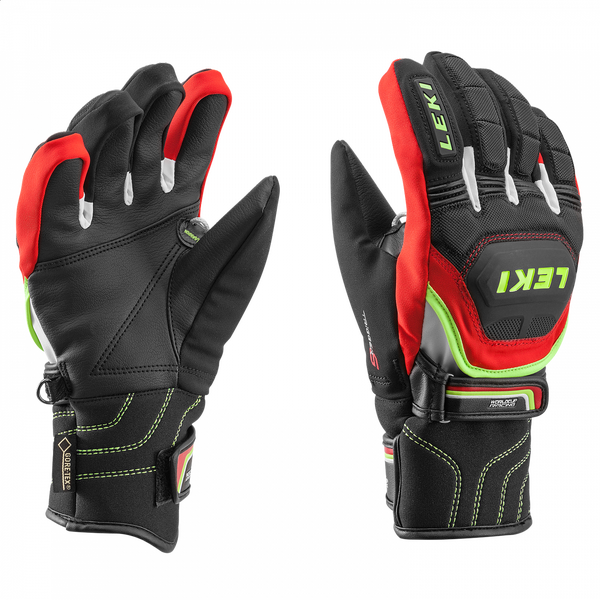 New Leki WC Race Coach Flex S GTX Jr Gloves Size 7.0