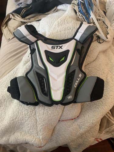Used Medium STX Cell 3 Shoulder Pads