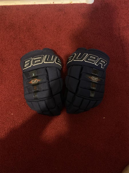 Blue Senior Bauer Nexus 1N 13" Pro Stock Gloves