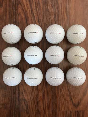 12 Taylormade Penta TP/TP5 Golf Balls