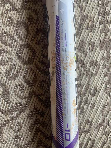 Purple Used High School/College Louisville Slugger Composite Xeno Bat (-10) 23 oz 33"
