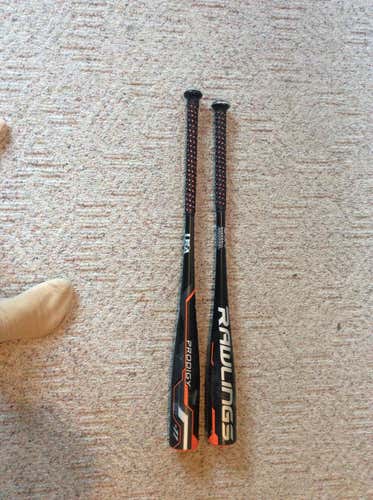 Used Kid Pitch (9YO-13YO) 2018 Rawlings Alloy Prodigy Bat (-11) 19 oz 30"