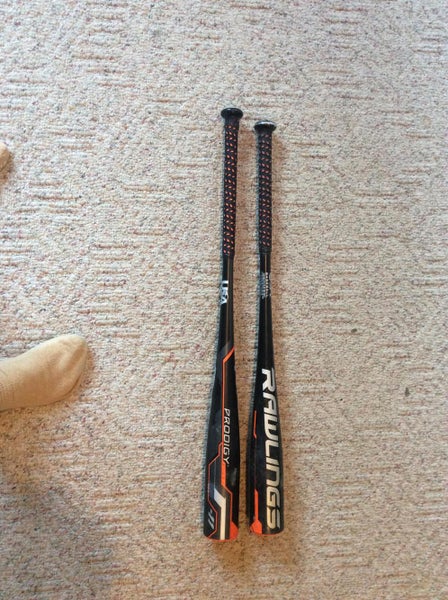 Used Kid Pitch (9YO-13YO) 2018 Rawlings Alloy Prodigy Bat (-11) 19 oz 30"
