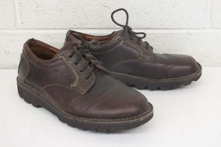 H.S. Trask High-Quality Brown Leather Lace-Up Shoes US Men's 8 Fast Shipping