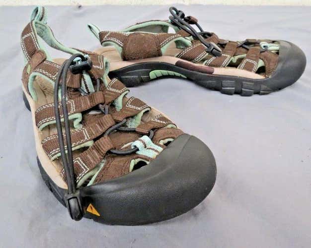 KEEN High-Quality Brown & Green Waterproof Sport Sandals Men's 6 EU 39 MINTY