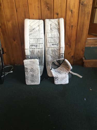 White Senior 36" +1.5 Regular Ritual GT Classic Pro  Goalie Full Set