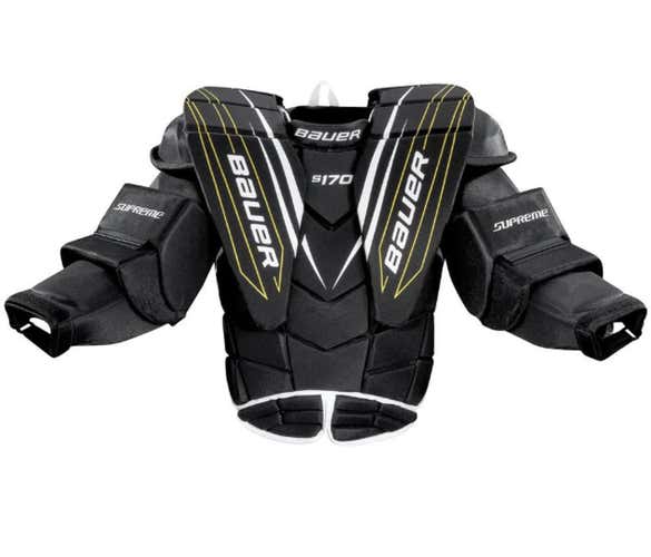 New Senior Medium Bauer Supreme S170 Goalie Chest and Arm Protector  Goalie Chest Protector