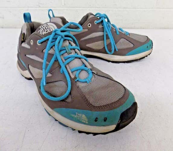 The North Face HydroSeal Waterproof Gray & Blue Athletic Shoes Women's 8.5/39.5
