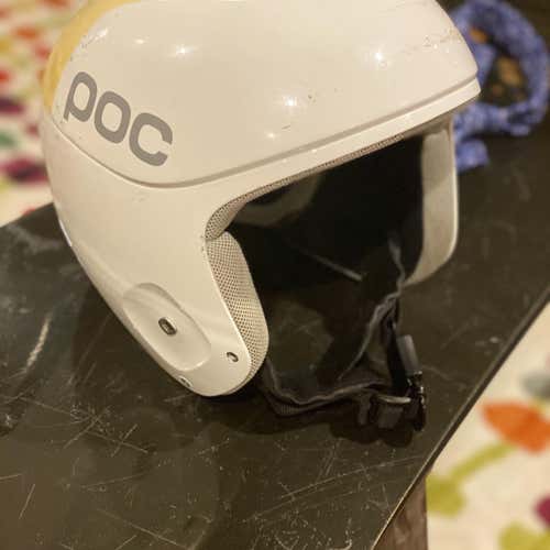 White Kid's Extra Small / Small POC Skull orbic X Helmet