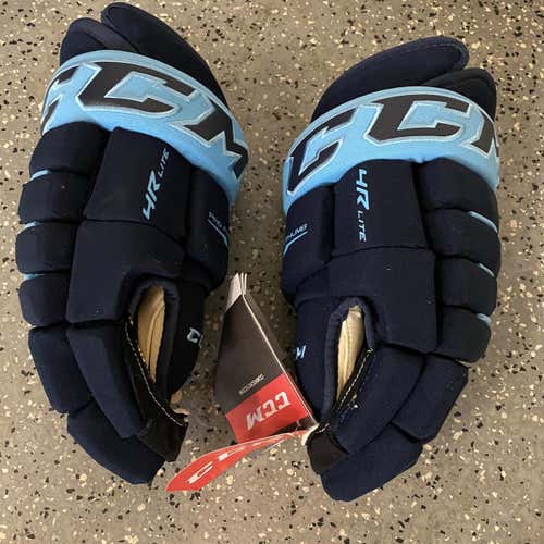 Blue Senior CCM 4R Lite 15" Gloves Carolina Blue Rare