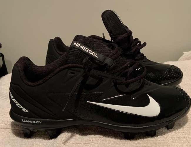 Brand New Never Worn Black Nike Baseball Cleats