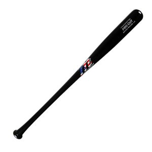 Marucci USA Professional Cut Maple Model Wood Baseball Bat - USA Flag on Black