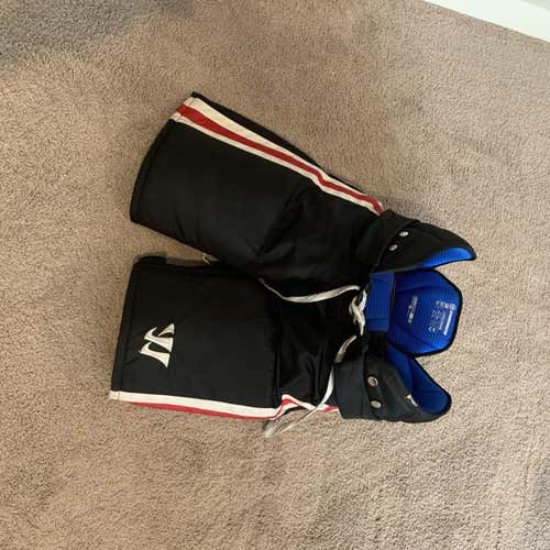Black Senior Large Warrior Pro Stock Hockey Pants
