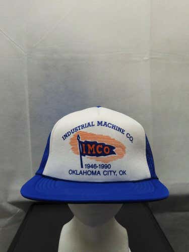Vintage Industrial Machine Company Oklahoma City, OK Mesh Trucker Snapback Hat