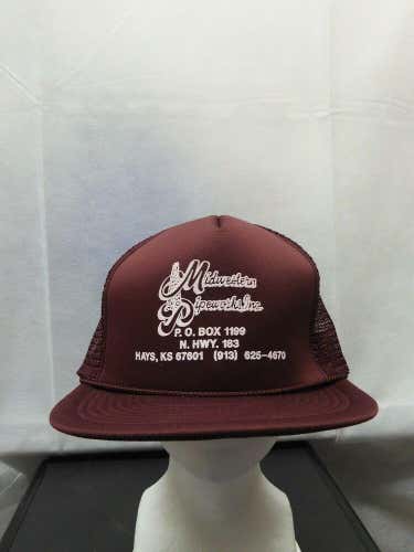 Vintage Midwest Pipeline Inc Mesh Trucker Snapback Hat