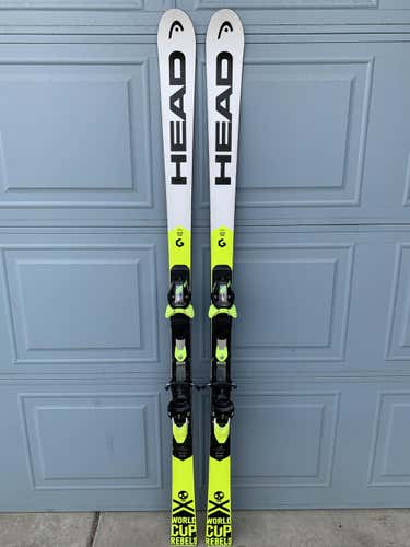 166 cm HEAD Racing World Cup Rebels i.GS RD Skis Max Din 11