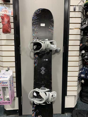 Used Burton Flight Attendant 159 Cm Snowboard Mens Combo