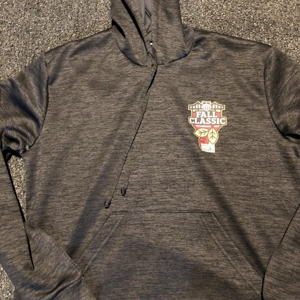 NEW Charcoal Gray USHL Hockey Fall Classic Men's Large Hoodie Hooded Sweatshirt