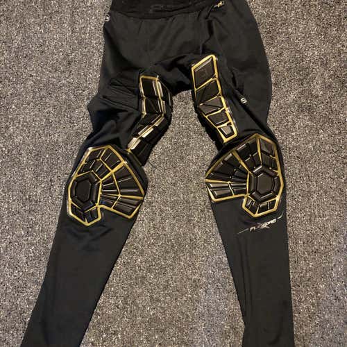 Black Men's Medium Bauer Elite Padded Goalie Compression Pants 1st Gen