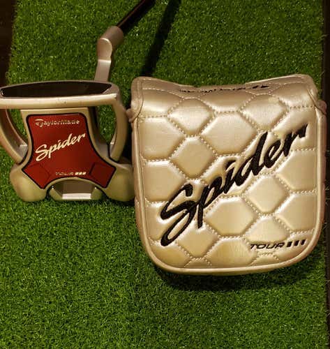 TaylorMade Spider Tour Diamond Silver Putter: 34" *MINT