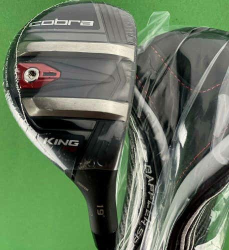Cobra KING F9 Rescue 3-Hybrid 3H 19* Regular R-Flex Atmos 7R + Headcover #78178