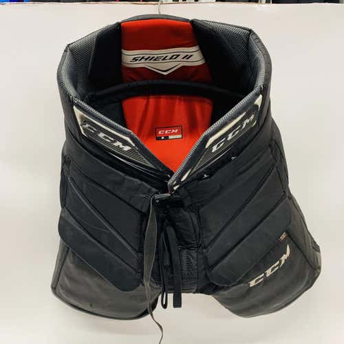Black Senior Large CCM Extreme Flex II Shield Pro Hockey Goalie Pants