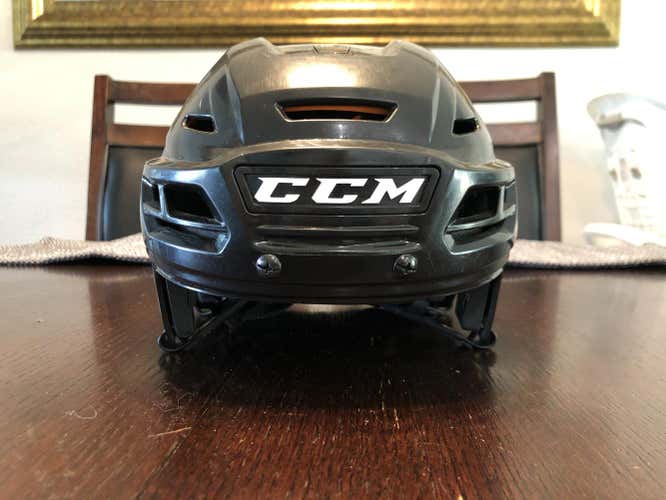 Black Used Medium CCM Tacks 710 Helmet