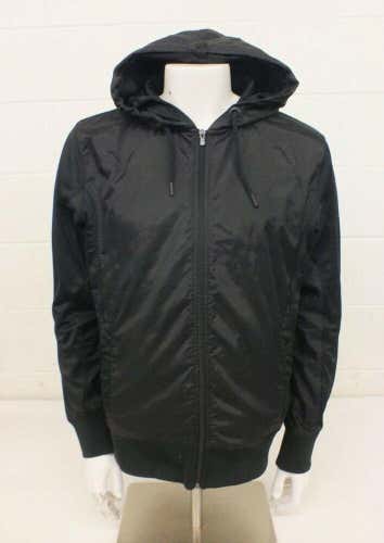7 Diamonds Black Polyester Hoodie/Jacket Men's Size Large GREAT Fast Shipping