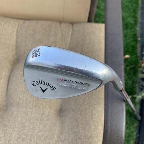 Men's Right Handed Mack Daddy 2 Chrome Steel Shaft Wedge