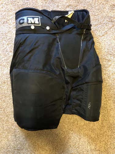 Black Senior Small CCM Tacks 192 Hockey Pants