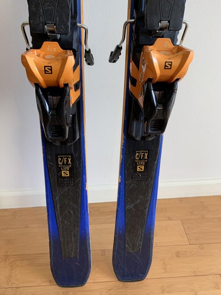 Used Unisex 2018 Salomon All Mountain XDR Skis With Bindings Max Din 13