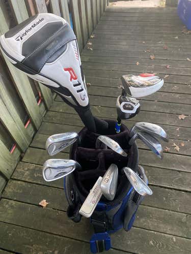 Used Men's TaylorMade Right Handed Clubs (Full Set) Stiff Flex
