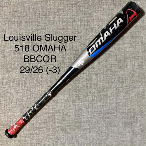Louisville Slugger Omaha 518 BBCOR 29/26 (-3)