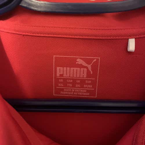Red Men's XXL Puma Shirt
