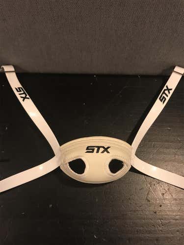 New STX White Chin Stra