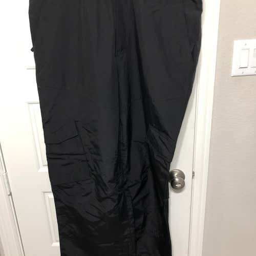 Black Men's XL Salomon Ski Pants