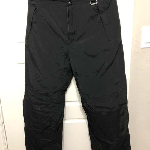 Black Men's Small Level Ski Pants
