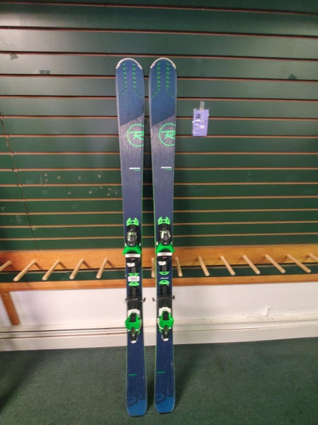 Used 2019 Rossignol All Mountain EXPERIENCE 84 Skis With Bindings Max Din 12