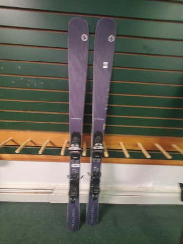 Used Women's 2019 Blizzard  All Mountain Black Pearl 78 Skis With Bindings Max Din 11