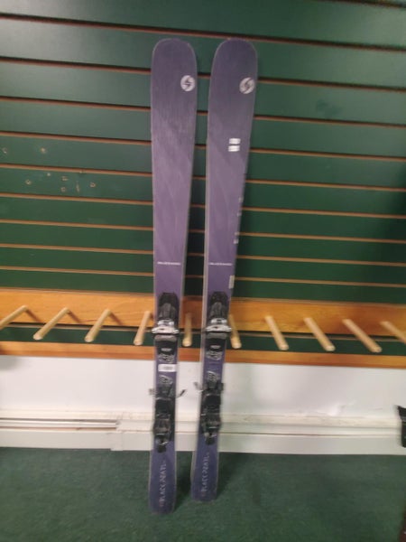 Used Women's 2019 Blizzard All Mountain Black Pearl 78 Skis With Bindings Max Din 11