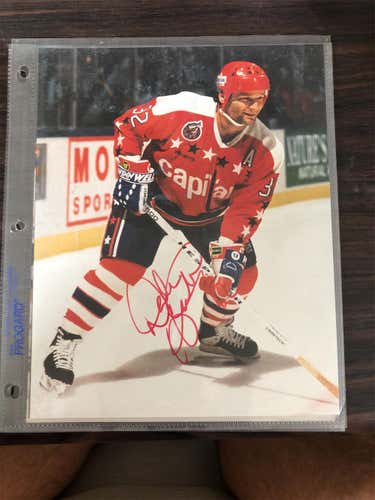 Dale Hunter Signed 8x11 Pictures