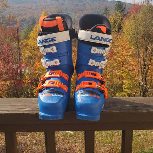 Used Kid's Lange Racing RS 70 Ski Boots Soft Flex