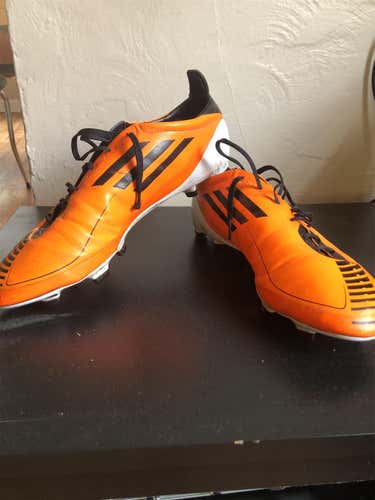 Orange Adidas F50 adizero Cleats